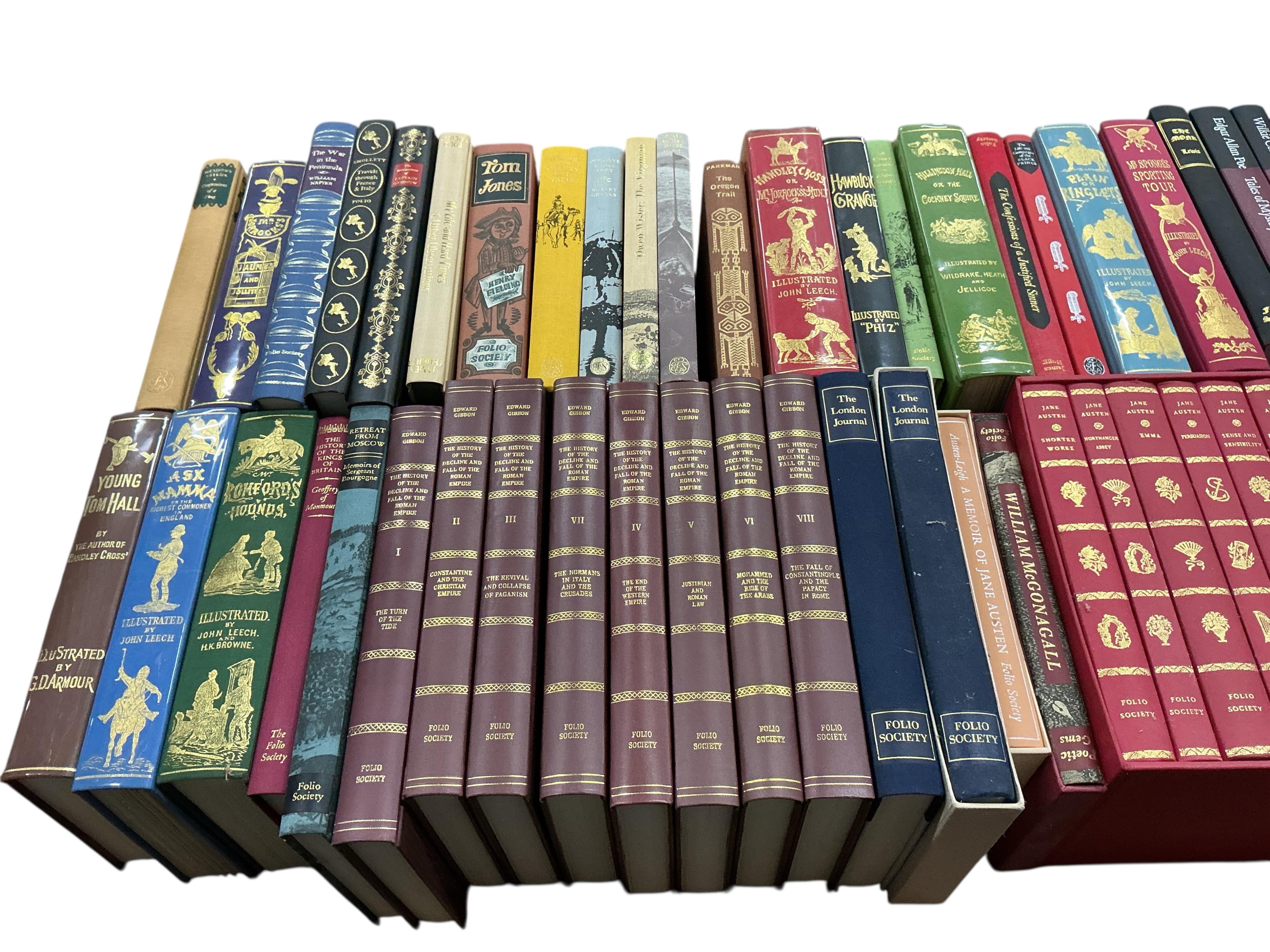 Approximately 62 Folio Society volumes